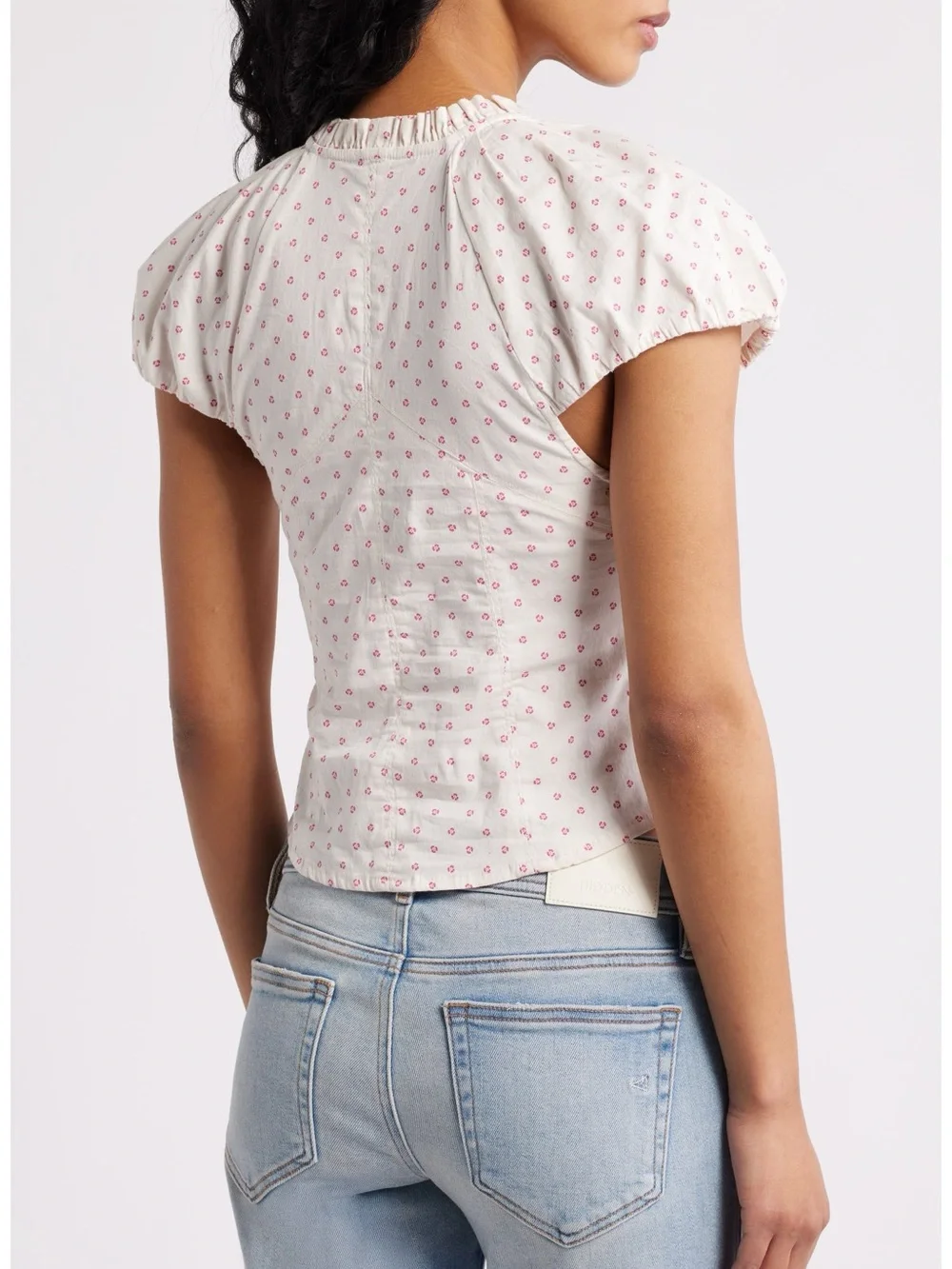 Free People Summer Short Sleeve Blouse